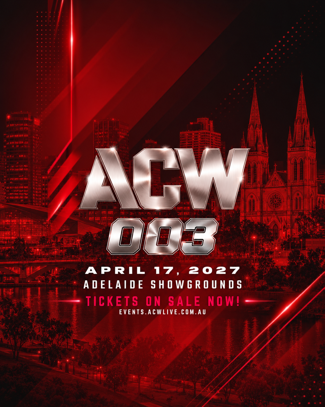 ACW : 003 ADELAIDE! event poster