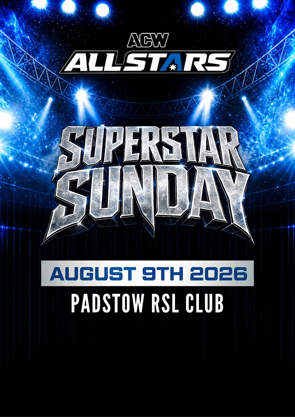 All Stars Superstar Sunday event poster